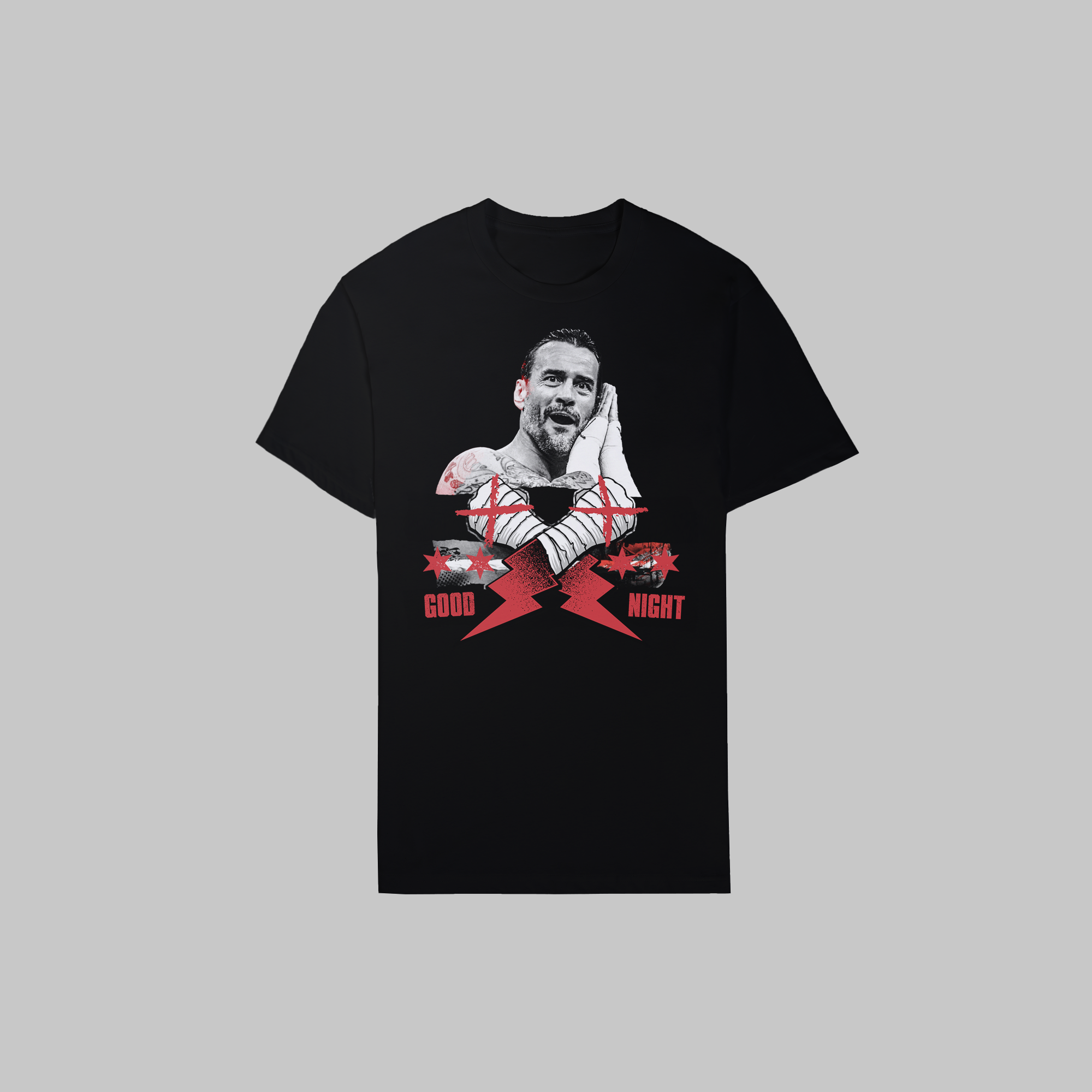 CM PUNK GOODNIGHT SHIRT